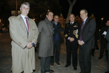 Salvador Molist Fondavilla, Sixte Cambra, First Commander Jose M Ochoa Franco, Consul General Marcos Mandojana